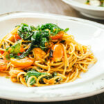 Spicy Salmon Spaghetti
